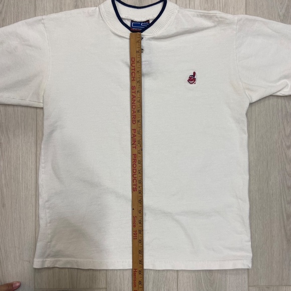Vintage Crable Sportswear MLB Cleveland Indians White Adult Size Medium - Picture 8 of 13